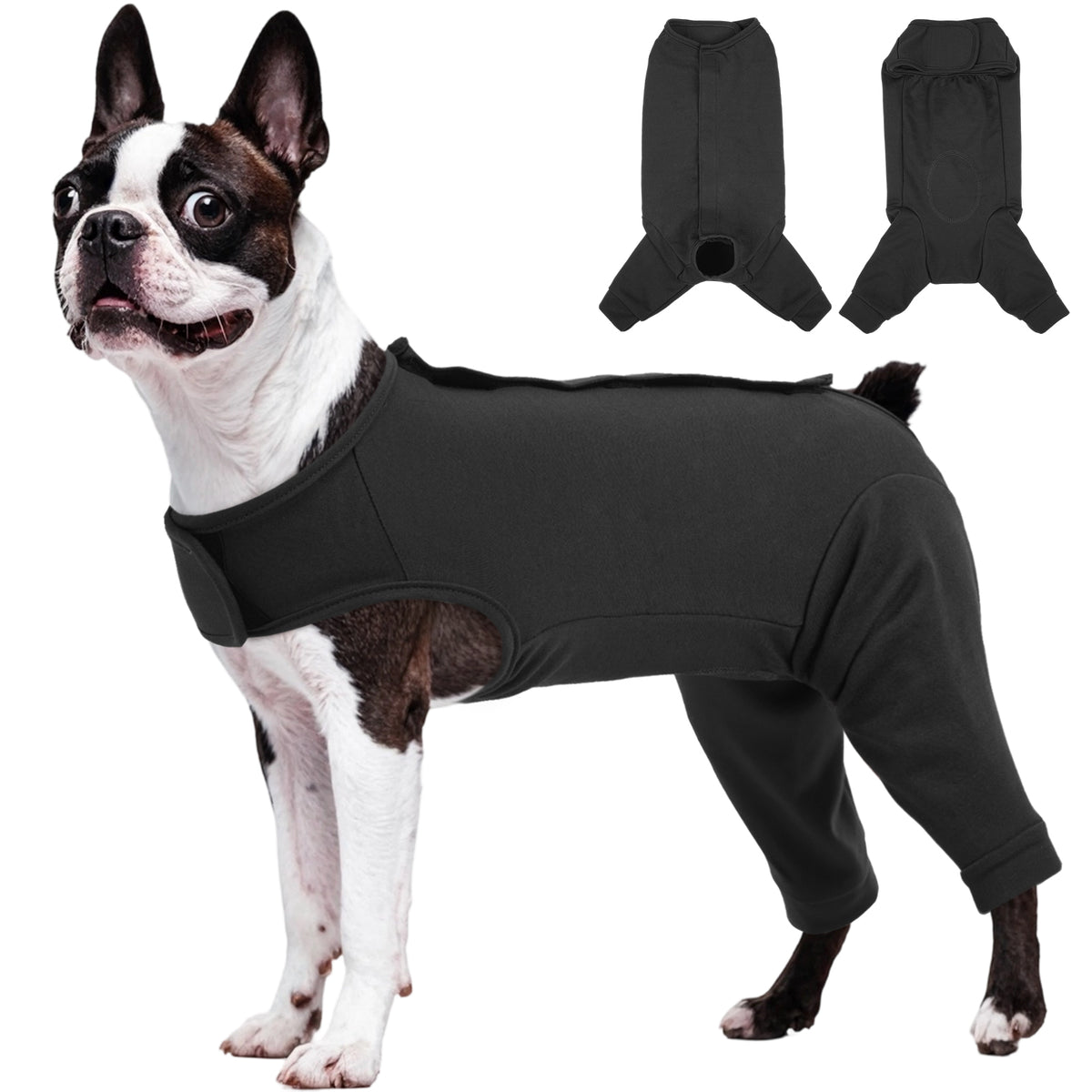 IDOMIK Dog Recovery Suit for Back Legs, Comfortable Post-surgery Recovery Shirt for Pets, Anti-Lick Surgical Vest for Spay & Neuter