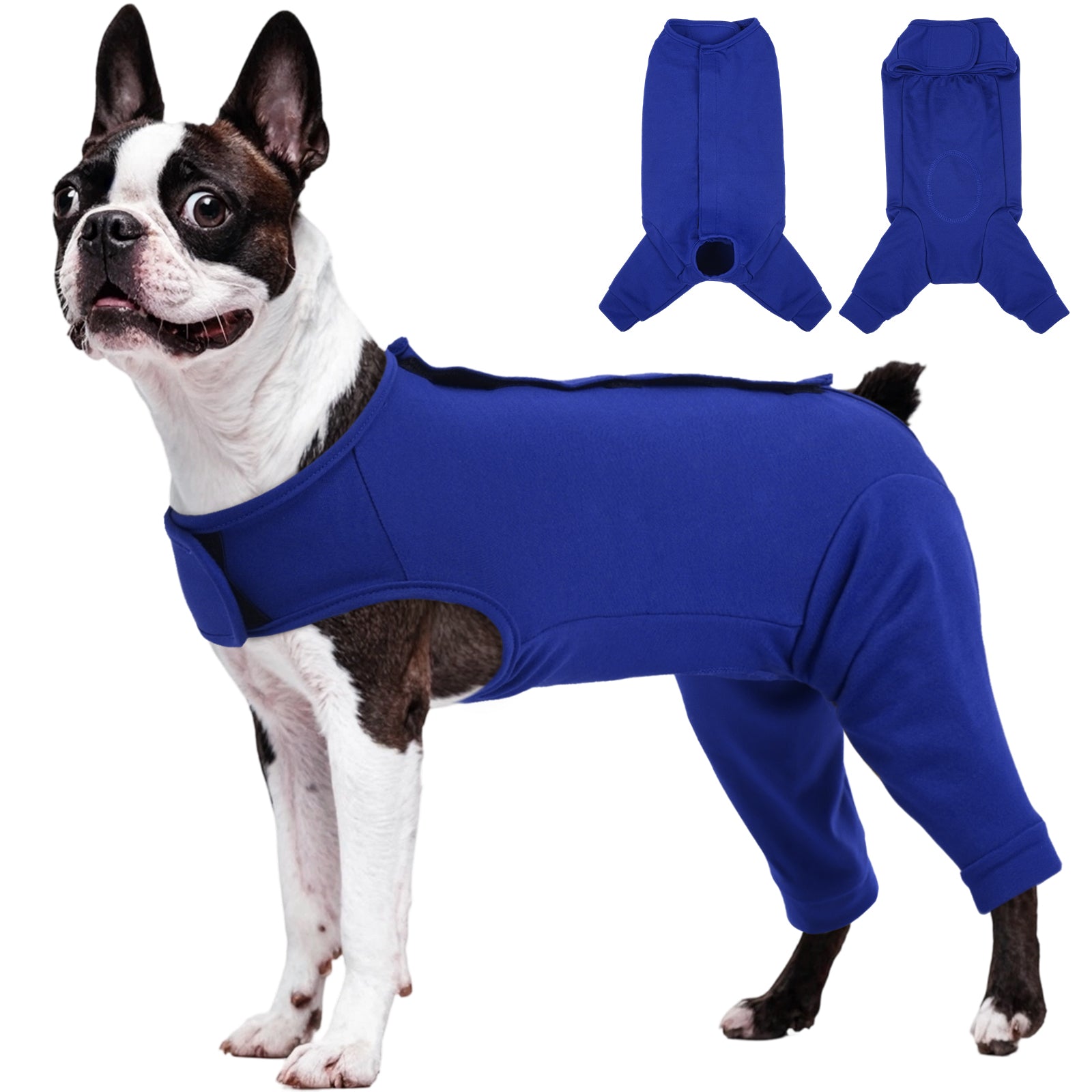 IDOMIK Dog Recovery Suit for Back Legs, Comfortable Post-surgery Recovery Shirt for Pets, Anti-Lick Surgical Vest for Spay & Neuter
