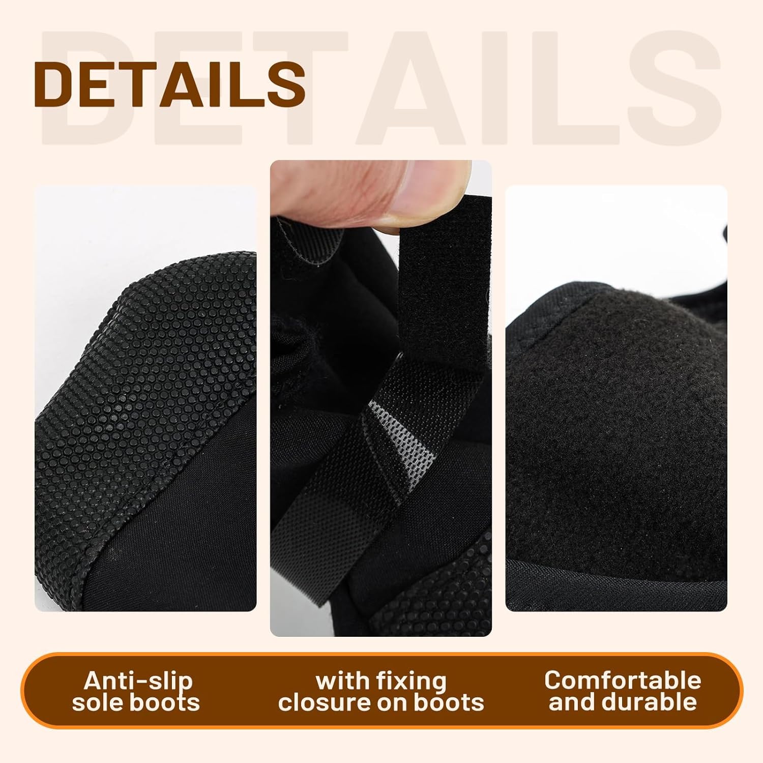 IDOMIK Dog Recovery Boot for Injured Paws, Breathable and Non-Slip Pet Shoes with Self-Adhesive Strap, Booties for Small Dogs